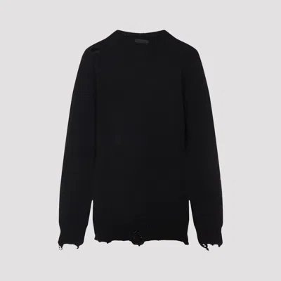 Moschino Couture Black Wool Sweatshirt In Black