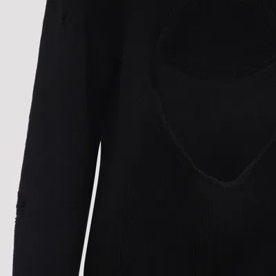 Moschino Couture Black Wool Sweatshirt In Black