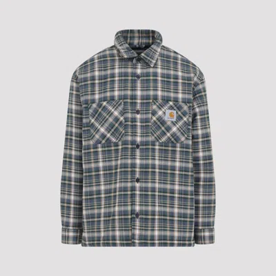 Carhartt Cronyn Shirt Jacket Plaid Pattern In Blue