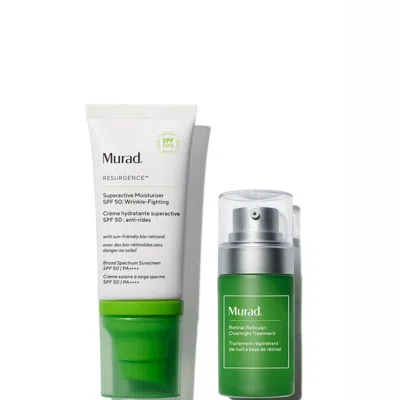Murad Retinal Resculpt Overnight Treatment 15ml &  Superactive Moisturiser Spf 50: Wrinkle Fighting 5