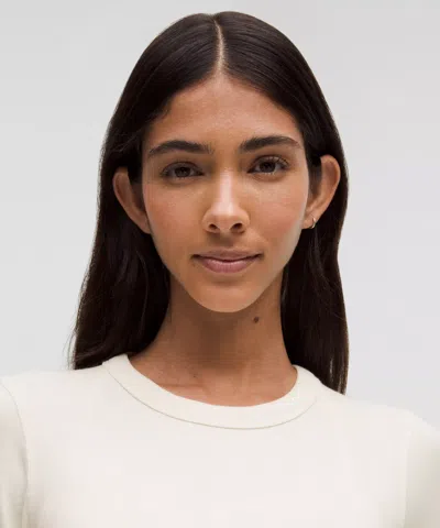 Lululemon Hold Tight Straight-hem Cropped Long-sleeve Shirt