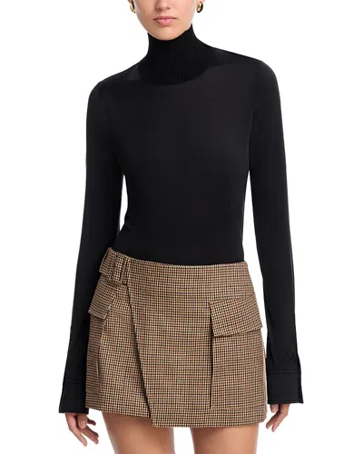 A.l.c Elyse Turtleneck Top In Black