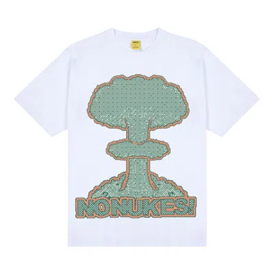 Pre-owned Golf Wang No Nukes Pixel Tee 'white' | Men's Size M