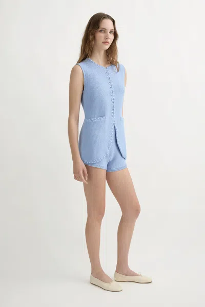 The Posse Harlan Vest In Blue