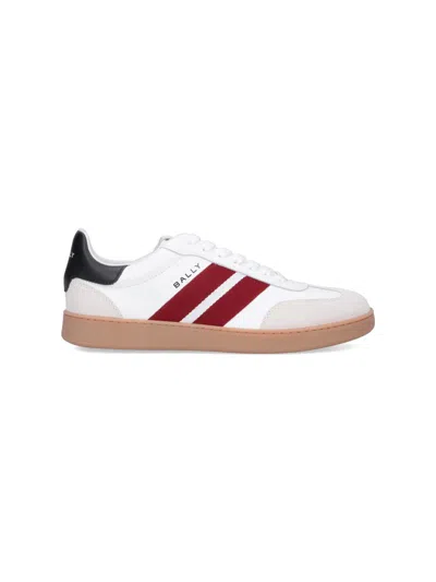 Bally Multicolor Leather Roget Sneakers In White