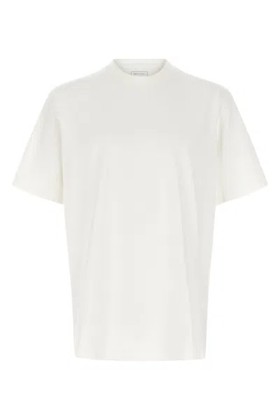 Y-3 Adidas Logo Cotton T-shirt In White