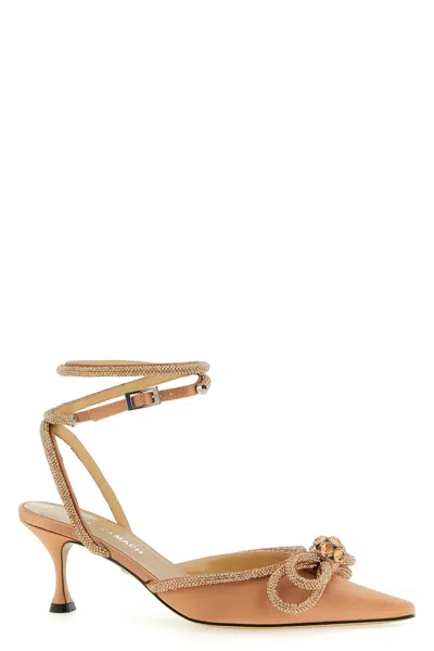 Mach&mach Double Bow Pumps In Pink