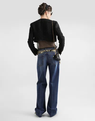 Dolce & Gabbana 5-pocket Denim Trousers In Blue