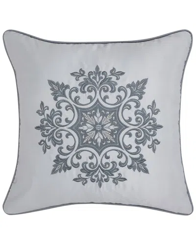 Royal Court Lisbon Embellished Decorative Pillow, 18" X 18"