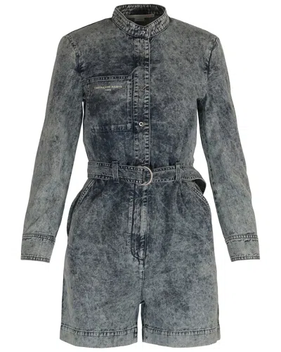 Stella Mccartney All In One Denim Jumpsuit In Blue