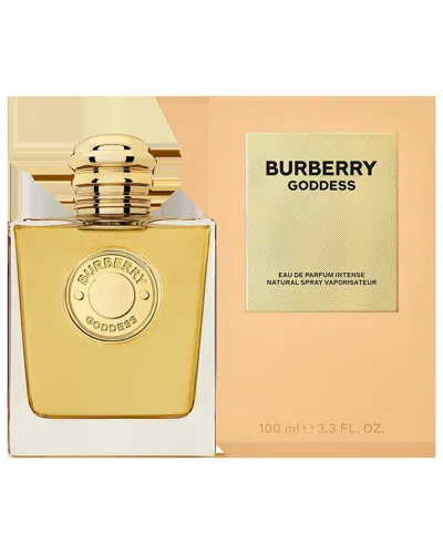 Burberry Goddess Intense Eau De Parfum For Women, Size 100ml In Gold