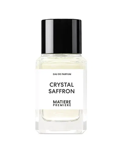 Matiere Premiere Unisex Crystal Saffron Edp Spray 3.4 oz Fragrances 3770007317896 In Transparent