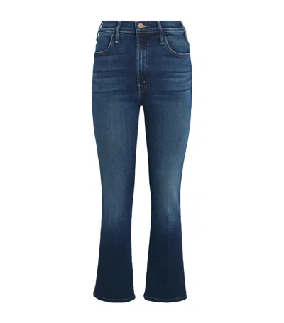 Mother The Hustler Frayed Ankle Jeans In Squeeze Play