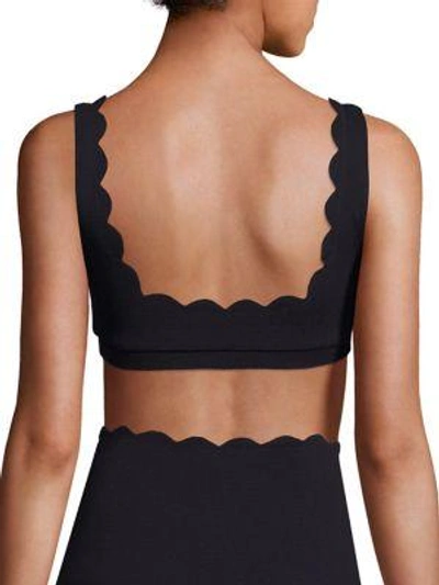 Shop Marysia Palm Spring Bikini Top In Black