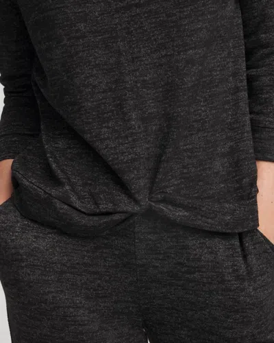 Chico's Twist-front Top In Black In Black