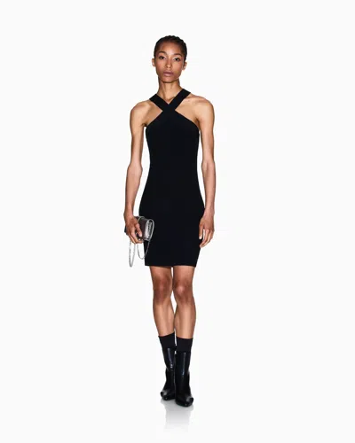 Armani Exchange Short Dresses In Black