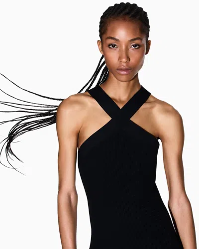 Armani Exchange Short Dresses In Black