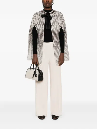 Forte Forte Geometric-pattern Bow Jacket In Multi