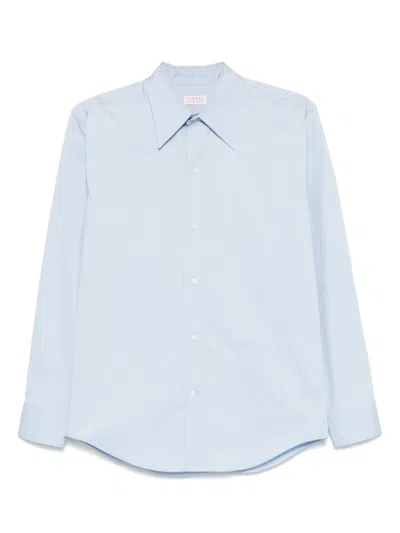 Fursac Cotton Shirt In Blue