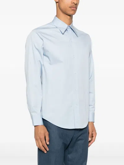 Fursac Cotton Shirt In Blue