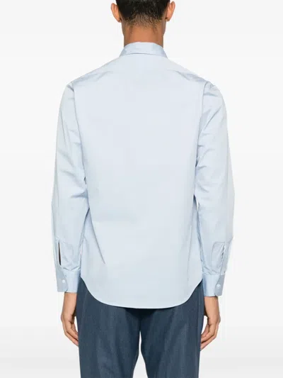 Fursac Cotton Shirt In Blue