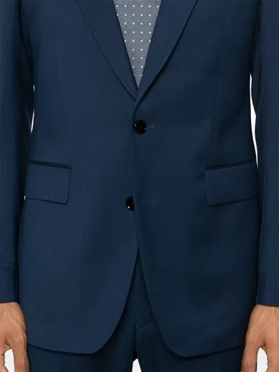 Fursac Virgin-wool Suit In Blue