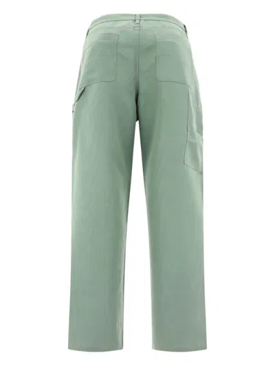 Brain Dead Double-knee Straight Pants In Green