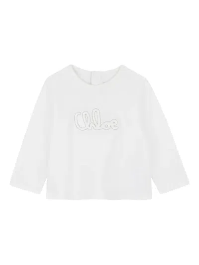 Chloé Scalloped-hem Shorts Set In Multi