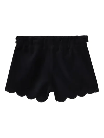 Chloé Scalloped-hem Shorts Set In Multi