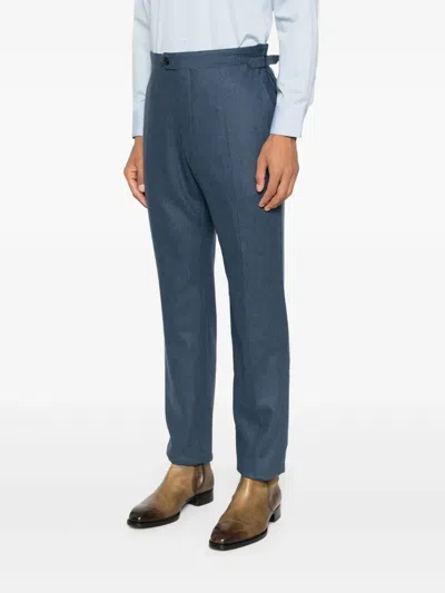 Fursac Wool Trousers In Blue