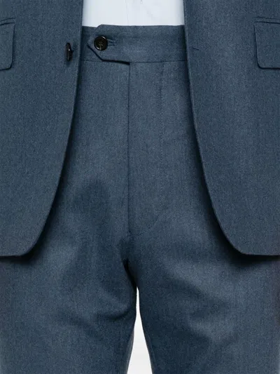 Fursac Wool Trousers In Blue