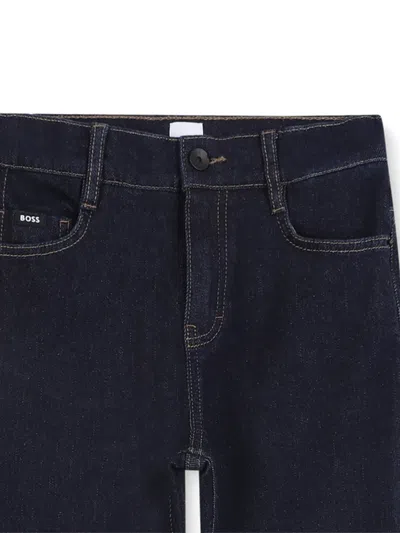 Bosswear Boss Kidswear Kids' J51150 Straight Leg Jeans In Blue
