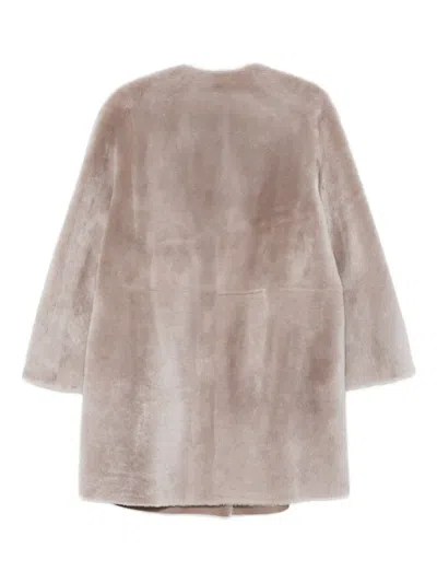 皮毛一体皮质外套