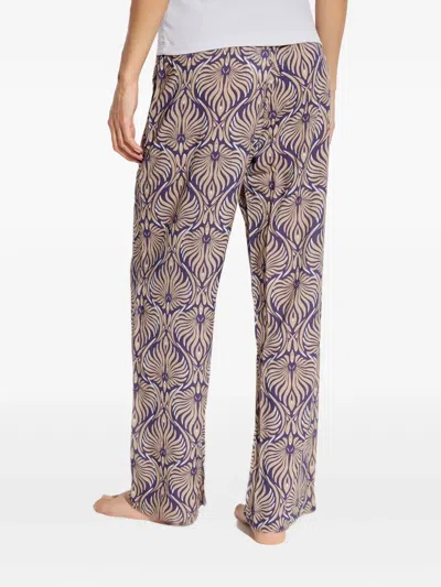 Hanro Floral-pattern Drawstring Trousers In Multi