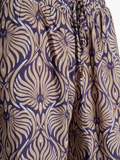 Hanro Floral-pattern Drawstring Trousers In Multi