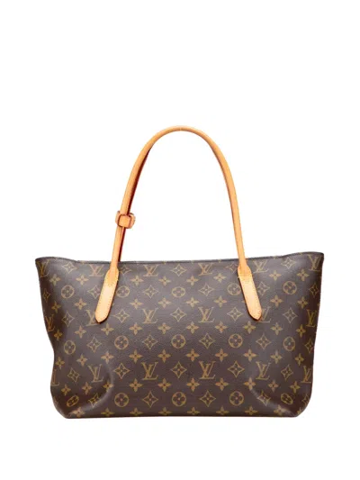 Pre-owned Louis Vuitton 2012 Monogram Raspail Pm Tote Bag In Brown