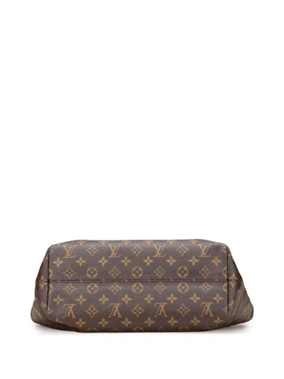 Pre-owned Louis Vuitton 2012 Monogram Raspail Pm Tote Bag In Brown