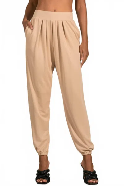 Elan Jogger Pants In Tan In Neutral