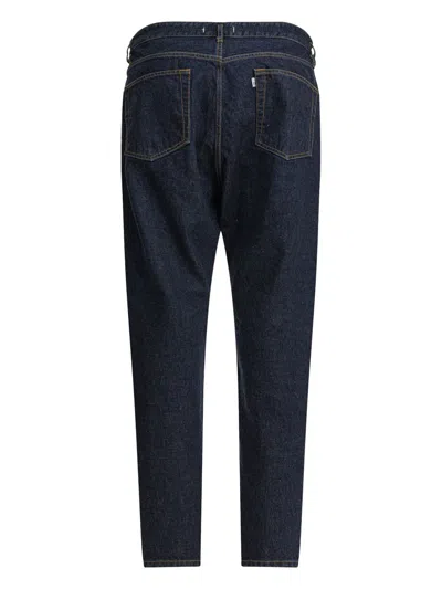 Nonnative Button-fly Jeans In Blue
