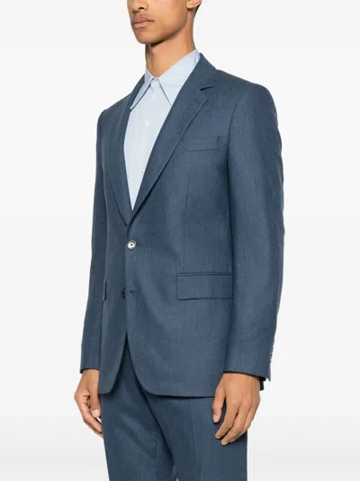 Fursac Wool Blazer In Blue
