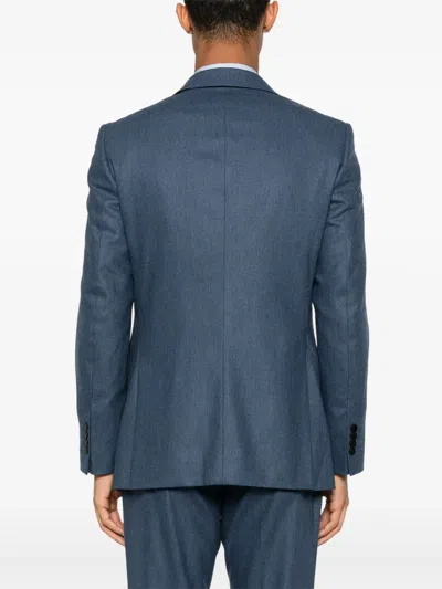 Fursac Wool Blazer In Blue
