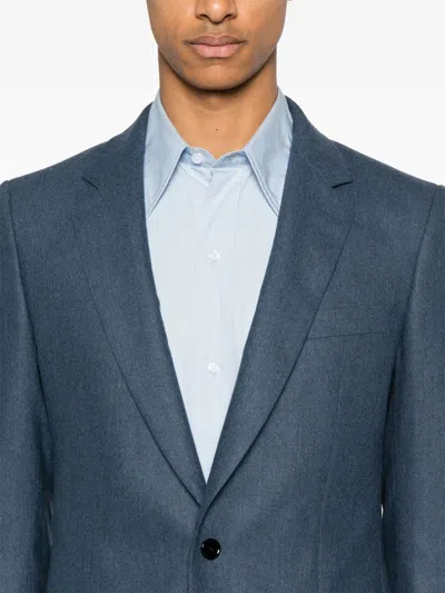 Fursac Wool Blazer In Blue