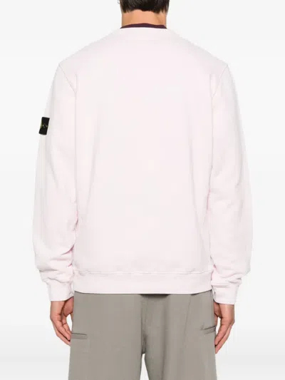 Stone Island Carhartt Wip Black Cotton Standard Crew Neck T-shirt In Pink
