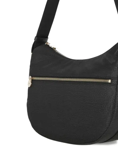 新月形拉链单肩包