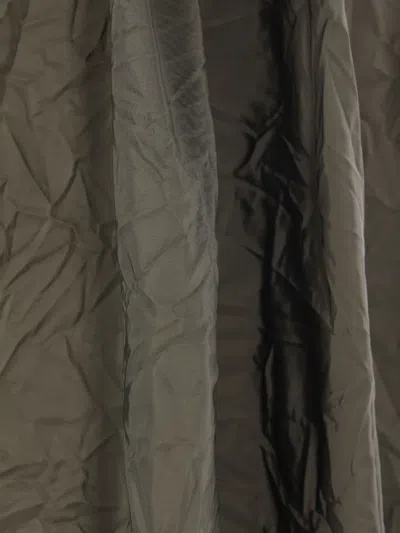 Maria Calderara Asymmetric-hem Midi Skirt In Gray