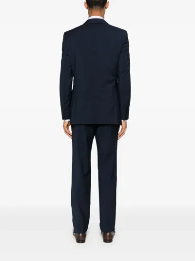 Fursac Check-pattern Suit In Black