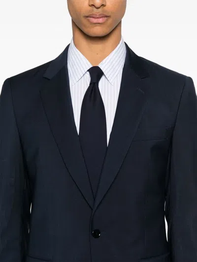 Fursac Check-pattern Suit In Black