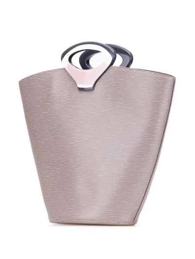 Pre-owned Louis Vuitton 2001 Epi Noctambule Handbag In Purple