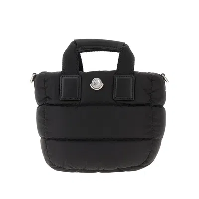 Moncler Micro Caradoc Handbag In Black