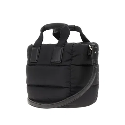 Moncler Micro Caradoc Handbag In Black